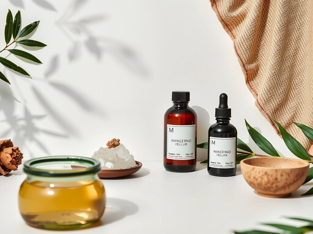 Natural wellness ingredients and premium skincare products
